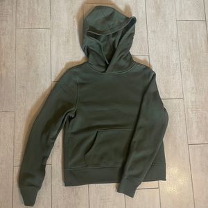 olive green ideology hoodie size xs